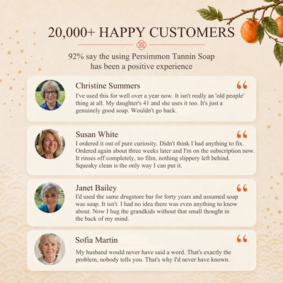 Persimmon Tannin Soap