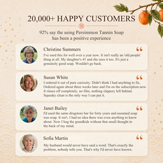 Persimmon Tannin Soap