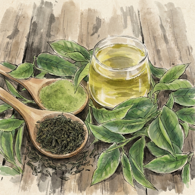 Green Tea & Sulfate-Free Base