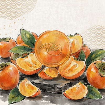 Real persimmon, not perfume